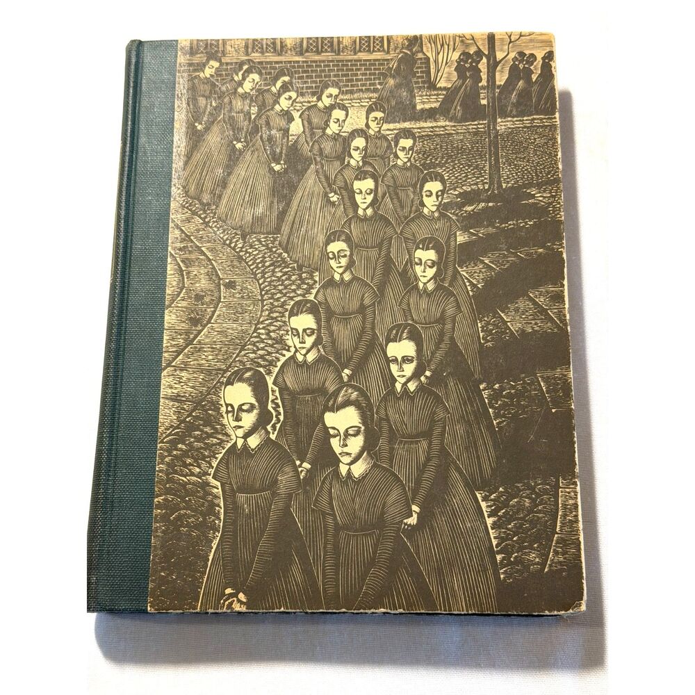 Vintage Jane Eyre 1943 Charlotte Bronte Wood Engravings by Fritz Eichenberg